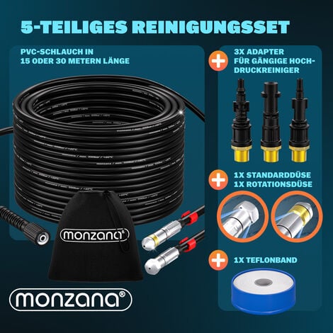 Nettoyage de tuyaux PC 15 Set de canalisation 15 m