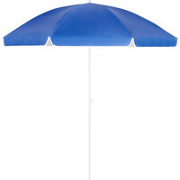 Kingsleeve Parasol inclinable Parasol de jardin avec protection UV50+ Parasol de plage réglable 180 ou 200 cm   blau - 180cm (de)