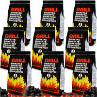 Briquettes de charbon de bois 27kg – Combustion rapide en 30 minutes – Longue durée d'incandescence – Faibles résidus de cendres – Markenartikel
