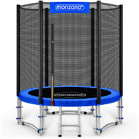 Monzana – Trampoline extérieur enfants 183 cm – Certifié TÜV SÜD GS – Filet de sécurité – Échelle incluse – Charge maximale 150 kg