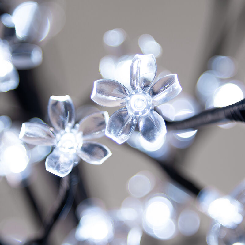 Monzana Kirschblütenbaum LED mit Fernbedienung Timer Dimmer Innen Außen  Künstlich Groß Deko Weihnachten Weihnachtsdeko Leuchtbaum Lichterbaum M4:  180m
