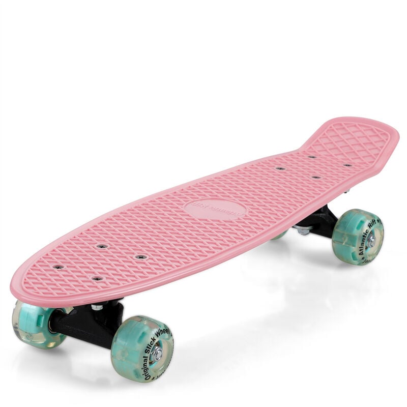 22"LED Skateboard Pennyboard Komplett Funboard Longboard Kickboard Cruiser Style 