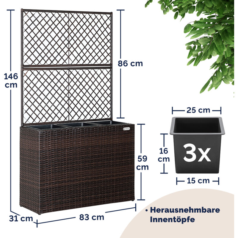 3er-Set Umtopfmatten 68x68 Cm – Wasserdicht, Faltbar, Mit Klettverschluss Für Gartenarbeit
