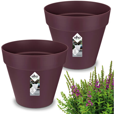 Artevasi Blumentopf 'Miami' 16 Cm In Weiß-Grün – Moderner Übertopf Aus Recyceltem Kunststoff