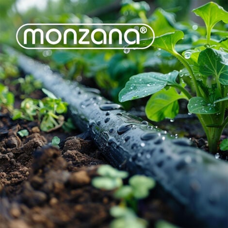 MONZANA® Bewässerungsschlauch 1/2 Zoll TVerbinder Ober & Unterirdisch