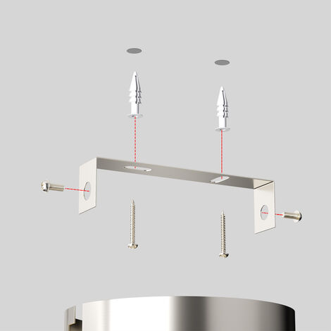 Monzana LED Deckenstrahler Spot Lampe 1 flammig 3W schwenkbar GU10 mit Leuchtmittel Spotleuchte Deckenlampe Leuchte 