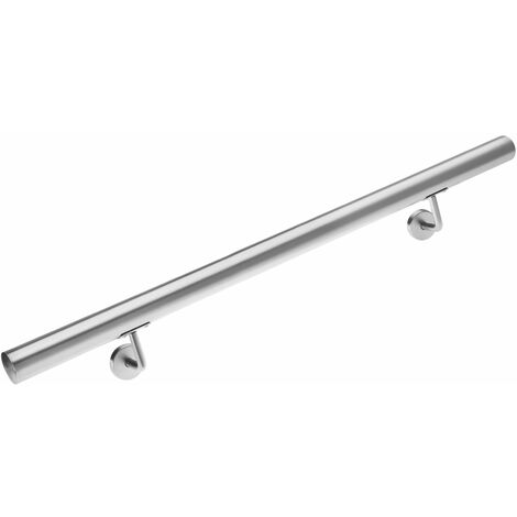 MONZANA Handlauf Edelstahl V2A Geländer Treppe Wandhandlauf Brüstung Griff 80-600cm 100cm