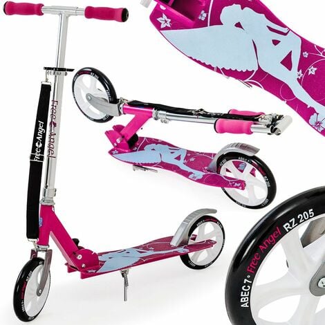 DEUBA® Cityroller Scooter Roller Kinderroller Kinder Tretroller Kickroller Blau 