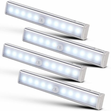 Schrankleuchte LED mit Fernbedienung 4er RGB Wireless LED Unterbauleuchte Lampe