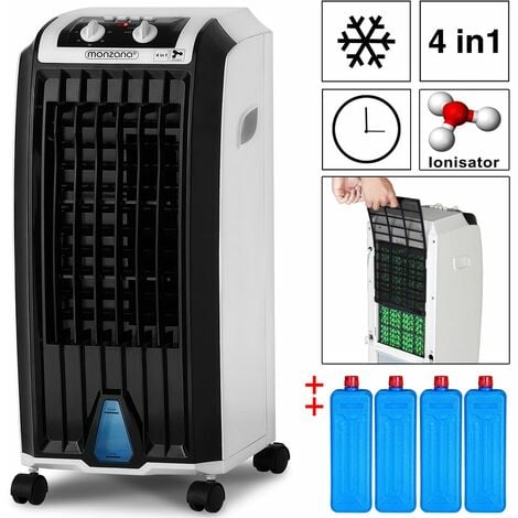 4in1 Klimagerät Klimaanlage Mobil Luftkühler Ventilator Ionisator Luftbefeuchter 