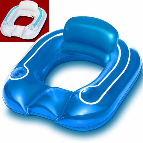 Pool Schwimmring Wassermatratze Transparenter Kinder Erwachsene Schwimmreifen?? 
