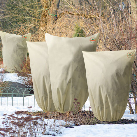 Winterschutz-Haube It Zugband Frostschutzhaube Frostschutzvlies 50g/² Vlies-Schutzhaube Für