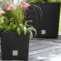 Blumenkübel Blumentopf Übertopf Rato Round Pflanzkübel mit Innentopf Pflanztopf