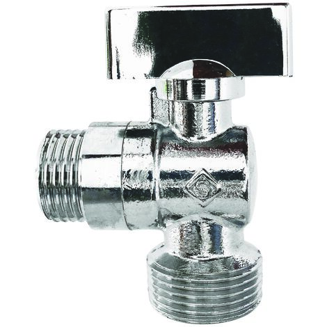 Robinet à sphère pour machine à laver - Mâle 1/2" - Mâle 3/4 (1/2)