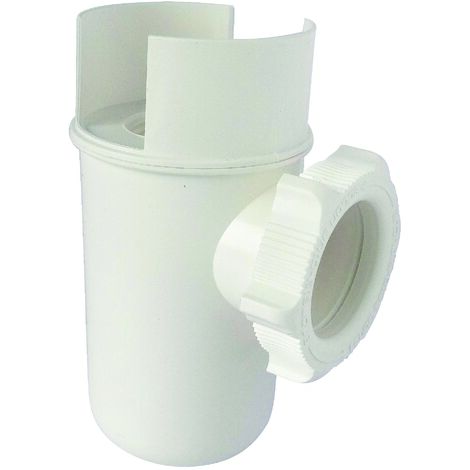 Somatherm For You – Siphon de sol NF 1" pour groupe de sécurité – Entonnoir siphon 26x34 – Raccordement 32mm – Auto-étanche avec déflecteur (1/3)
