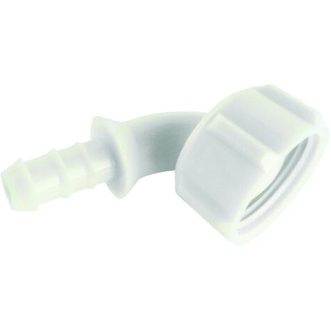 Somatherm For You – Raccord coudé à écrou tournant 20/27 pour tuyau machine à laver – Fixation rapide – Pression max 4 bars – Compatible eau froide (1/2)