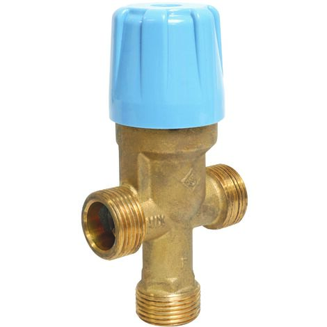 Somatherm For You – Limiteur de température réglable 25°C-55°C M20x27 – Clapets anti-retour intégrés – Pression max 10 bars – Débit 35 l/mn