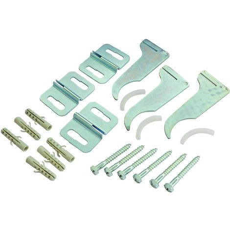 SOMATHERM FOR YOU Jeu de 3 fixations pour radiateur aluminium