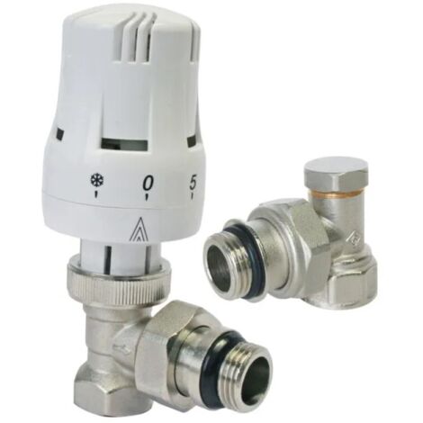 Kit radiateur thermostatique 3 pièces 15x21 (1/2")