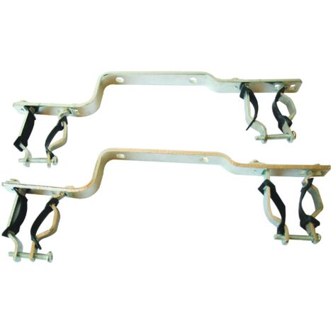 Paire de support réglable pour collecteurs - entr'axe 153mm - Ø 20/27 à 33/42