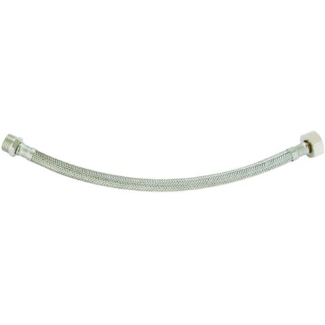 Flexible sanitaire - Raccord mâle 1/2" écrou tournant 1/2" - L = 300mm - DN10