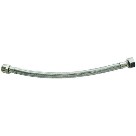 Flexible sanitaire - Raccord mâle 3/4" écrou tournant 3/4" - L = 500mm - DN10