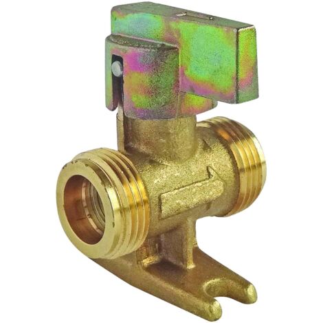Robinet d'arrêt à fermeture 1/4 tour pour bouteille BUTANE/PROPANE - MM20/150 (1/4)