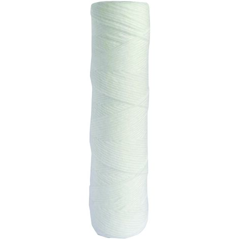 Cartouche filtrante bobinée 20µ pour bol standard 9'3/4 – Filtration efficace des impuretés – Durée 12 mois – Fabriqué en France – Aquawater