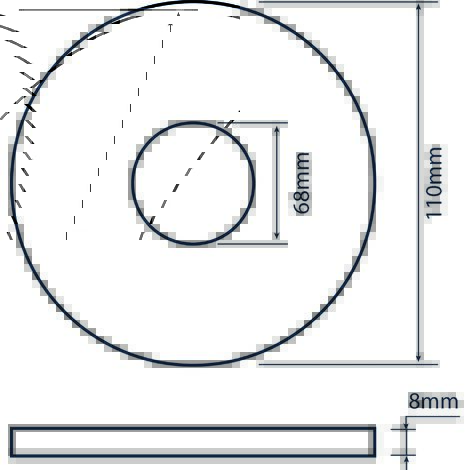Joint Pour Mécanisme De Chasse 25x90x5 Type Siamp Coque 1 12616