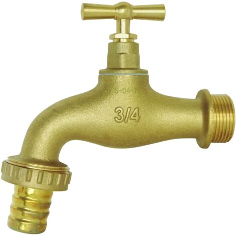 Robinet de puisage à potence brut - Mâle 3/4" - Raccord au nez 1