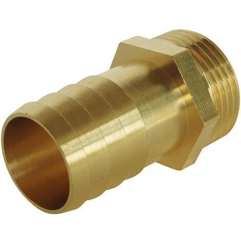 Raccord cannelé droit - Mâle 1"1/4 pour tuyau d'arrosage Ø31mm