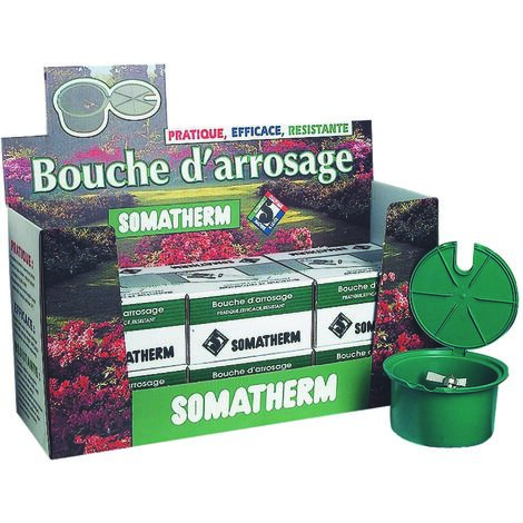 Présentoir avec 9 bouches d'arrosage (1/2)