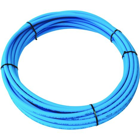 Couronne de tube PER Ø16 nu bleu - longueur 15m