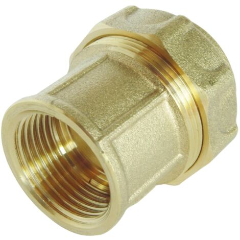 Raccord laiton droit Serrage Extérieur pour tube PE Ø25 mm - Femelle 3/4 (1/3)
