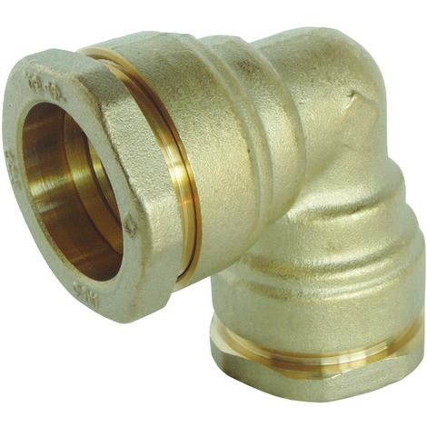 Raccord laiton coudé égal SUMO pour tube PE Ø40 mm