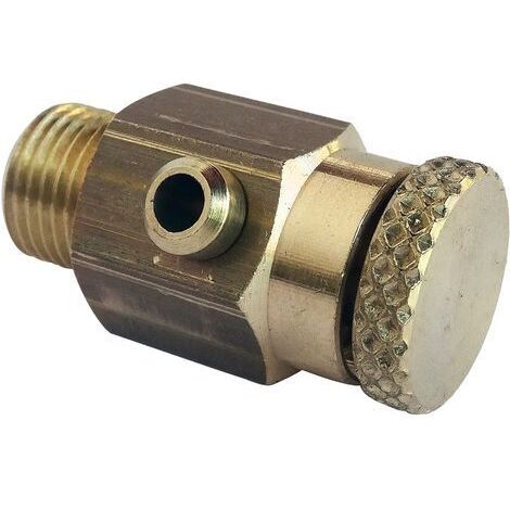 Purgeur à Volant Laiton Brut - Diamètre 8x13 - Pour Purge D'air Systèmes Hydrauliques Et Chauffage - 5