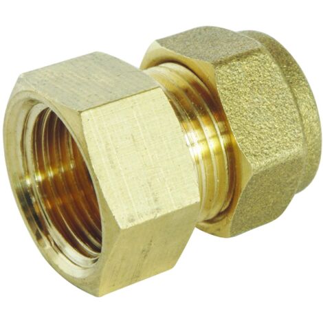 Raccord à compression laiton TC 12 - Femelle 15/21 (1/4)