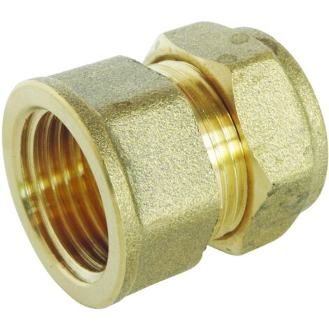 Raccord à compression laiton TC 16 - Femelle 15/21 (1/4)
