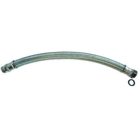 Flexible chauffage 1 écrou tournant 3/4" - 1 raccord Mâle 3/4" - 500 mm