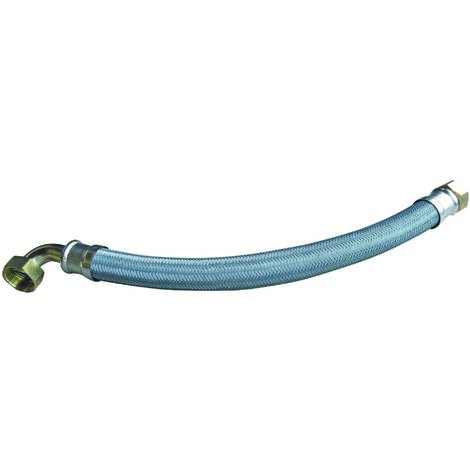 Flexible chauffage 1 écrou tournant 1" - 1 écrou tournant coudé 1" - 1000 mm