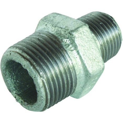 Manchon réduit Fonte galva Mâle 20/27 Mâle 15/21 N°245 (1/3)
