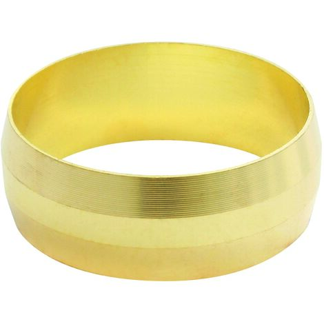 Bague laiton égal pour raccord à compression - Tube cuivre Ø18 - Sachet 4 pièces (1/2)
