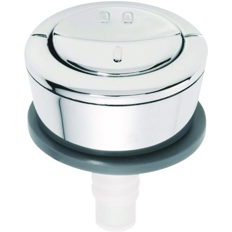 Bouton de soupape Chromé double commande