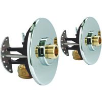 Fixation pour robinetterie Lavabo pour tube Multicouche Ø16 à compression