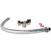 Kit de raccordement WC avec un robinet de WC, un flexible, 2 joints
