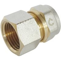 Raccord droit à visser pour tube Multicouche Ø16-F15/21
