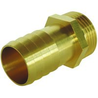 Raccord cannelé droit - Mâle 3/4" pour tuyau d'arrosage Ø20mm