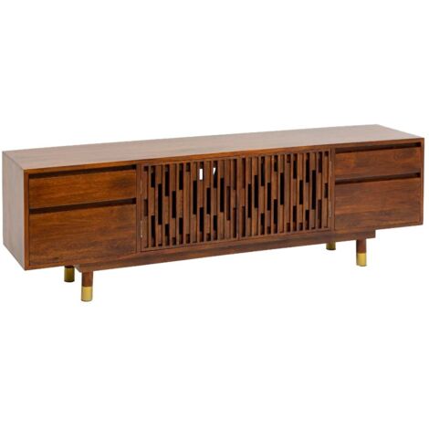 Meuble TV en bois de manguier Xabi (1/5)