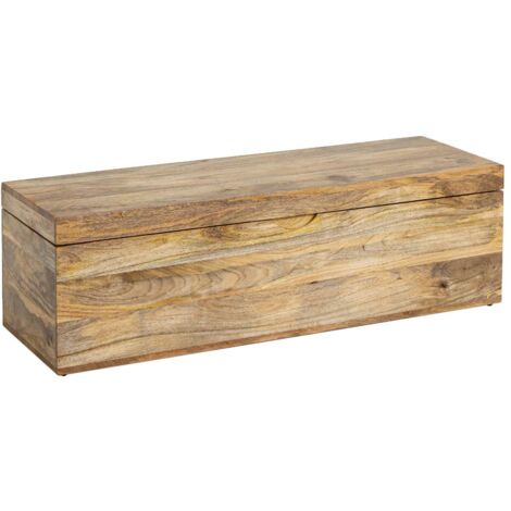 Coffre banc en bois de manguier Babeth