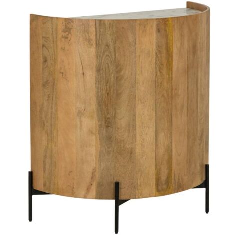 Meuble bar en bois de manguier et marbre Adler